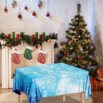 Blue Sparkle Light Print Tablecloth