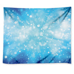 Blue Sparkle Light Print Tapestry