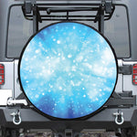 Blue Sparkle Light Print Tire Cover