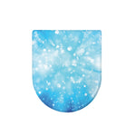 Blue Sparkle Light Print Toilet Lid Cover