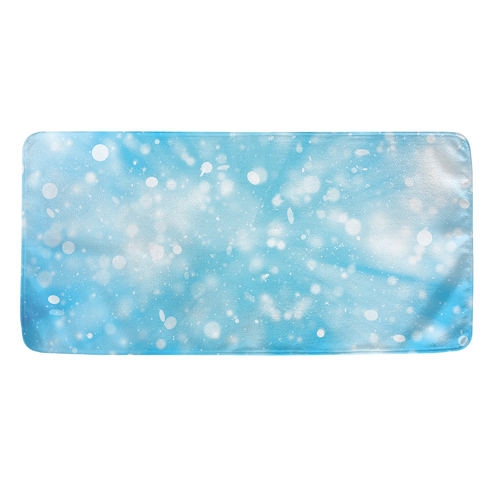 Blue Sparkle Light Print Towel