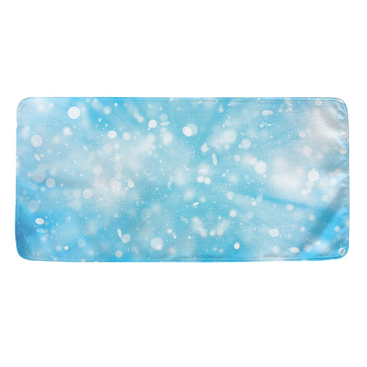 Blue Sparkle Light Print Towel