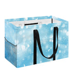 Blue Sparkle Light Print Utility Tote Bag