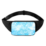 Blue Sparkle Light Print Waist Bag