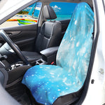 Blue Sparkle Light Print Waterproof Car Seat Cover