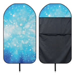 Blue Sparkle Light Print Waterproof Car Seat Cover