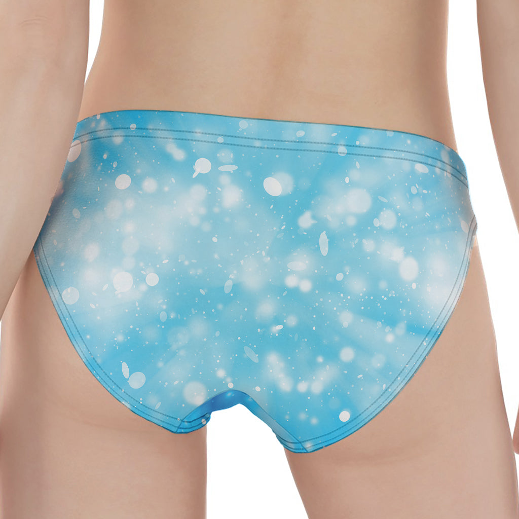 Blue Sparkle Light Print Women's Panties