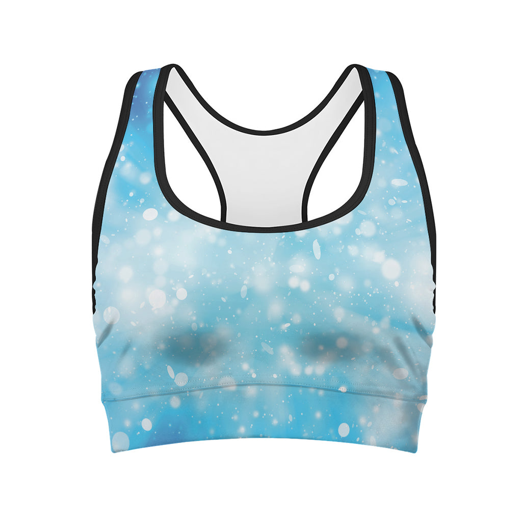 Shiny Sparkle Print Women's Sports Bra – GearFrost