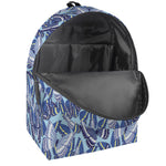 Blue Spring Butterfly Pattern Print Backpack