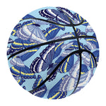 Blue Spring Butterfly Pattern Print Basketball