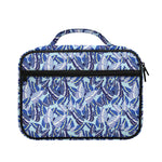 Blue Spring Butterfly Pattern Print Briefcase Bible Bag