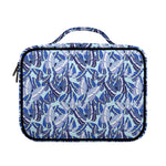 Blue Spring Butterfly Pattern Print Briefcase Bible Bag