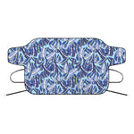 Blue Spring Butterfly Pattern Print Car Windshield Snow Cover