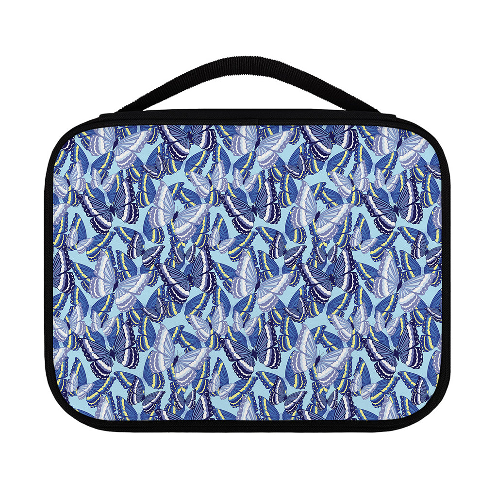 Blue Spring Butterfly Pattern Print Classic Bible Case