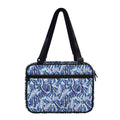 Blue Spring Butterfly Pattern Print Double Strap Bible Bag