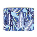 Blue Spring Butterfly Pattern Print Drum Lamp Shade
