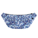 Blue Spring Butterfly Pattern Print Fanny Pack