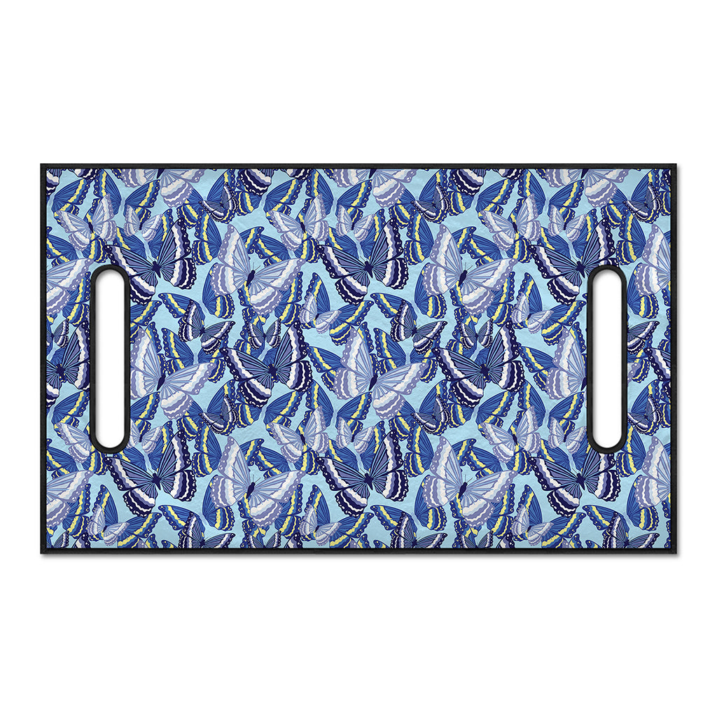 Blue Spring Butterfly Pattern Print Golf Cart Seat Cover