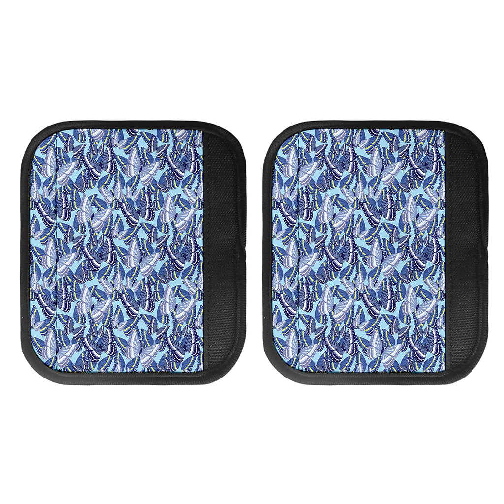 Blue Spring Butterfly Pattern Print Handle Covers