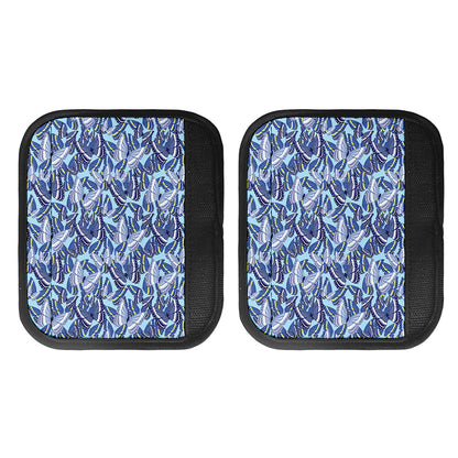 Blue Spring Butterfly Pattern Print Handle Covers