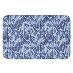 Blue Spring Butterfly Pattern Print Indoor Door Mat