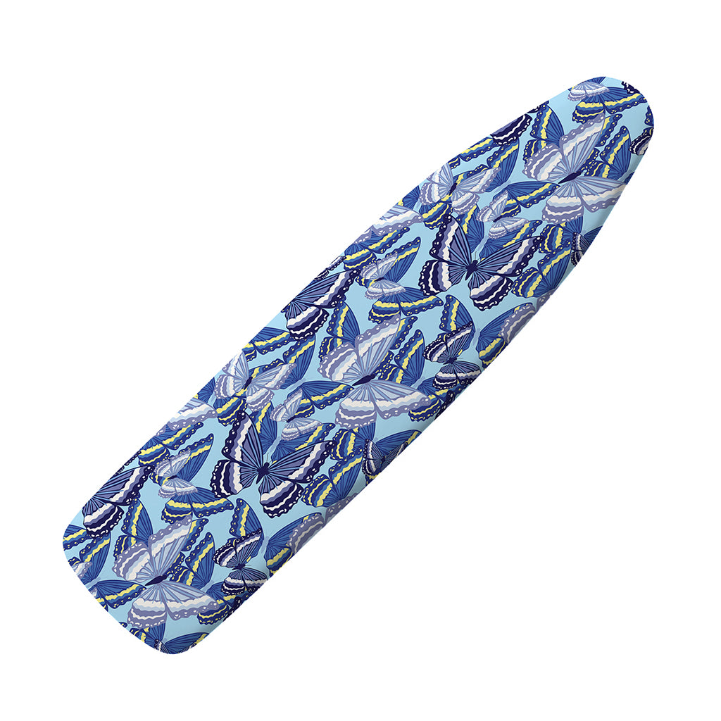 Blue Spring Butterfly Pattern Print Ironing Board Cover