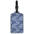 Blue Spring Butterfly Pattern Print Luggage Tag