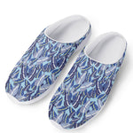 Blue Spring Butterfly Pattern Print Mesh Casual Shoes