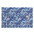 Blue Spring Butterfly Pattern Print Placemat
