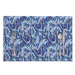 Blue Spring Butterfly Pattern Print Placemat