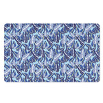 Blue Spring Butterfly Pattern Print Polyester Doormat