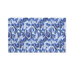 Blue Spring Butterfly Pattern Print Polyester Flag