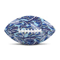 Blue Spring Butterfly Pattern Print Rugby Ball