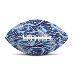 Blue Spring Butterfly Pattern Print Rugby Ball