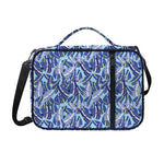 Blue Spring Butterfly Pattern Print Shoulder Strap Bible Bag