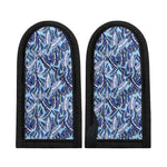 Blue Spring Butterfly Pattern Print Skillet Handle Cover