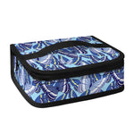 Blue Spring Butterfly Pattern Print Small Lunch Bag
