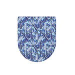 Blue Spring Butterfly Pattern Print Toilet Lid Cover