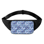 Blue Spring Butterfly Pattern Print Waist Bag