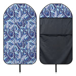 Blue Spring Butterfly Pattern Print Waterproof Car Seat Cover