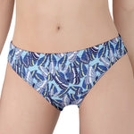 Blue Spring Butterfly Pattern Print Women's Panties