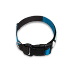 Blue Stained Glass Cross Print Dog Collar