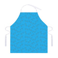Blue Stethoscope Pattern Print Adjustable Apron