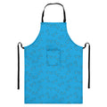 Blue Stethoscope Pattern Print Bib Apron With Pocket