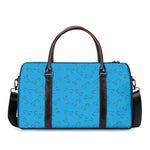 Blue Stethoscope Pattern Print Duffle Bag