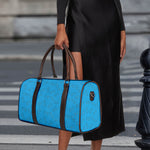 Blue Stethoscope Pattern Print Duffle Bag