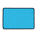 Blue Stethoscope Pattern Print Kitchen Mat