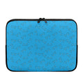 Blue Stethoscope Pattern Print Laptop Sleeve