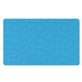 Blue Stethoscope Pattern Print Polyester Doormat