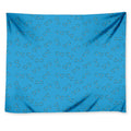 Blue Stethoscope Pattern Print Tapestry